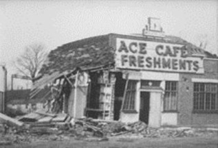 Ace Cafe Bomb Damage, 1940
