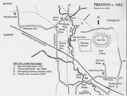 Preston map c. 1915