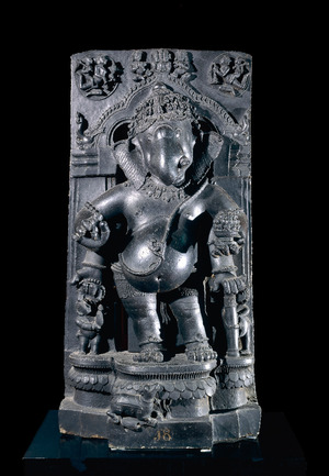 Schist figure of Ganesha, Orissa, 13th century © The Trustees of the British Museum