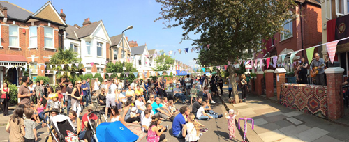 Street party in june 2016 in brent