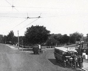 The junction between Watford and Harrow roads between the wars