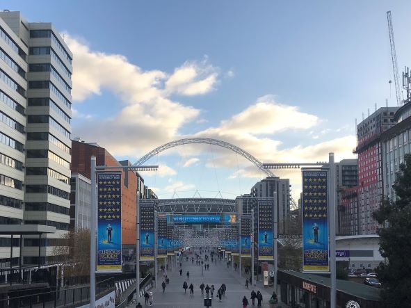 Wembley Park and iconic arch