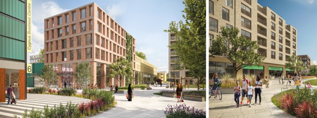 Illustrative images of BSSA1 and BSSA2 developments