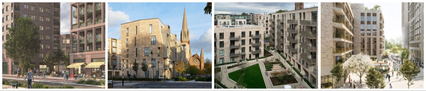 Collage of buildings in South Kilburn