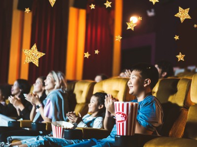 children at the cinema