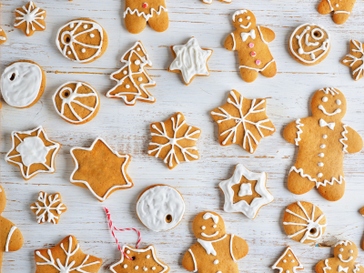 Image of a batch of Christmas cookies