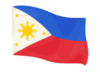 Phillipines flag illustration 