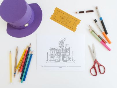 image of Willy Wonka themed drawing