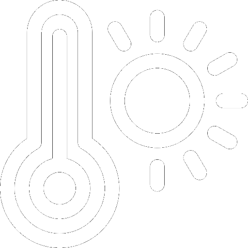 Thermometer and sun 