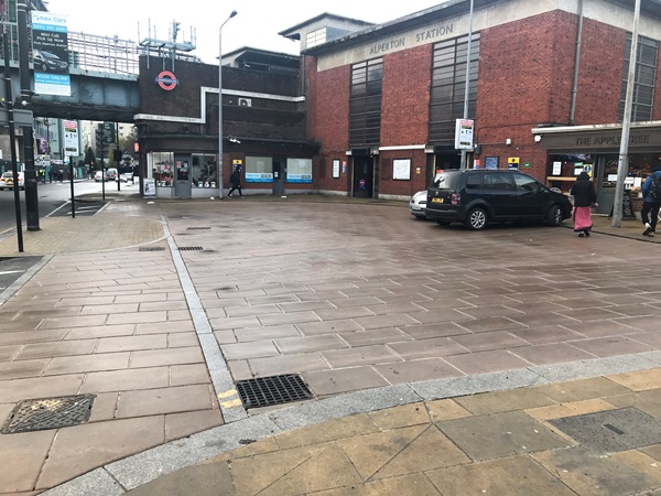 Outside of Alperton Station