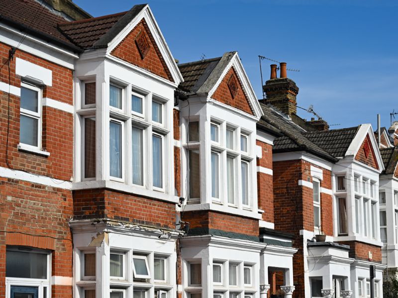 Row of houses in Brent