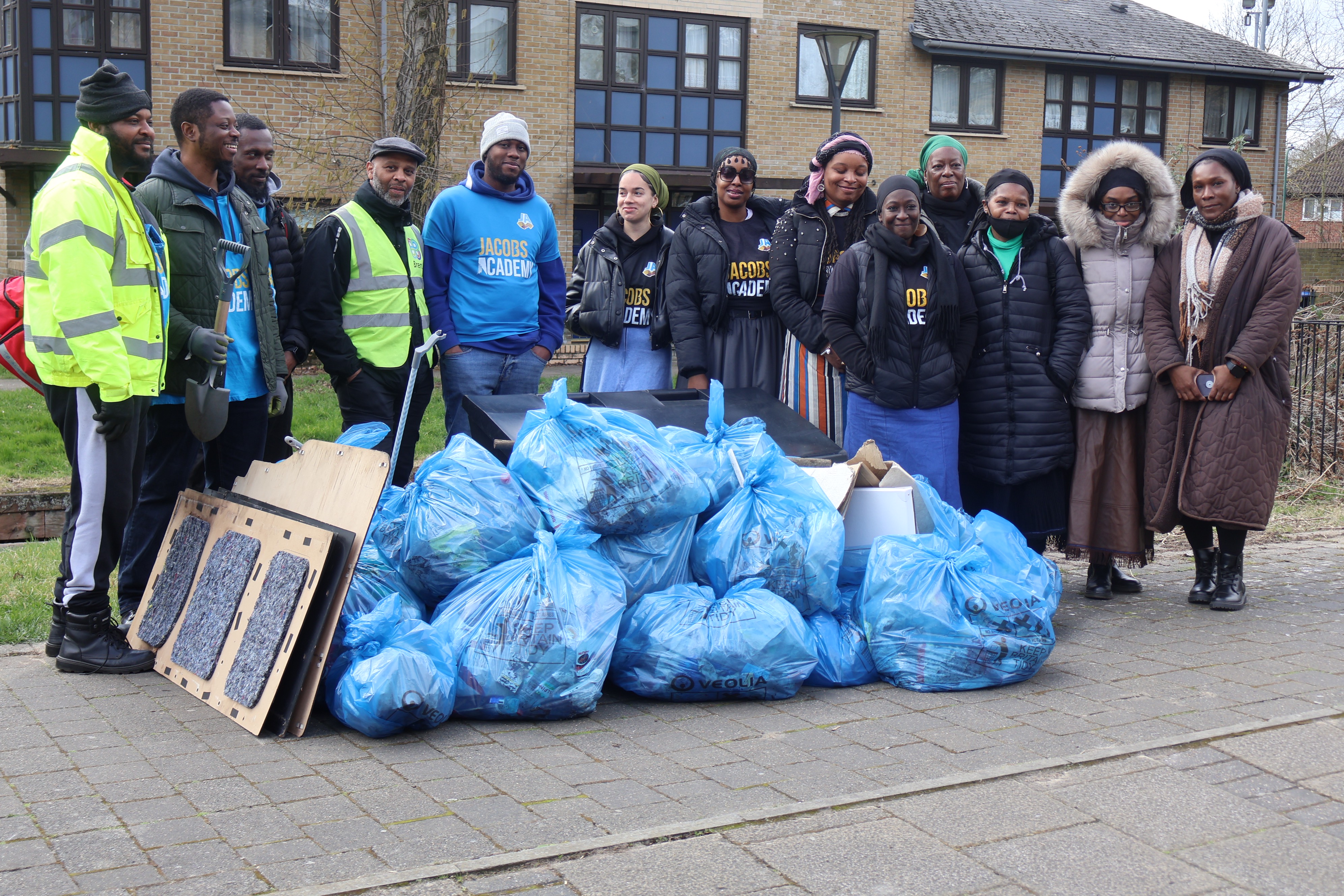 Jacobs Academy litter-pick