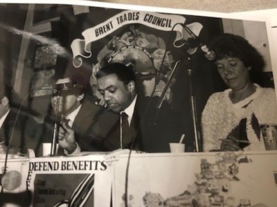 Paul Boateng speaking at the Trades Council