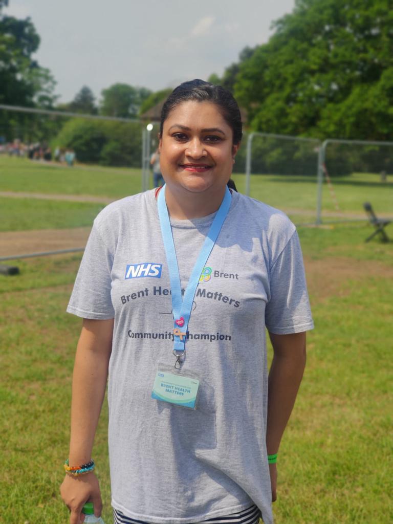 A picture of Varsha, one of the Brent Health Matters champions