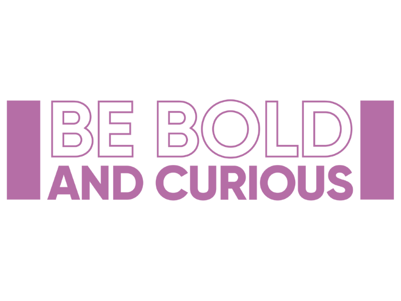 Be bold and curious logo