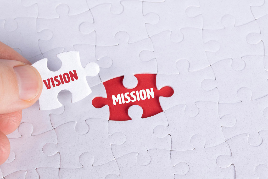 Mission vision puzzle piece