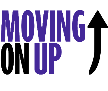 Moving on up logo