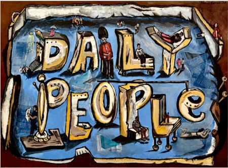 Daily People exhibition poster