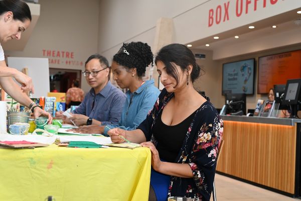 Adults participating in Kiln Take Over Day