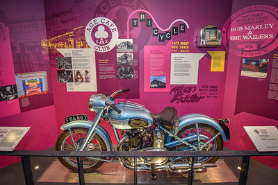 Museum and Archive Collections - image of an old motor cycle 