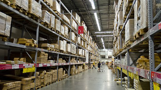 Image of a warehouse full of stock