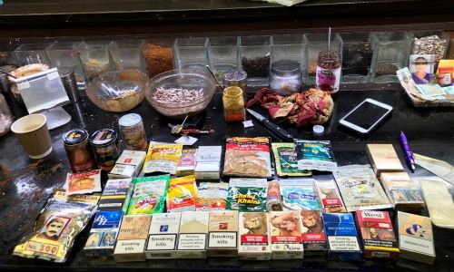 Illegal tobacco seized from shop