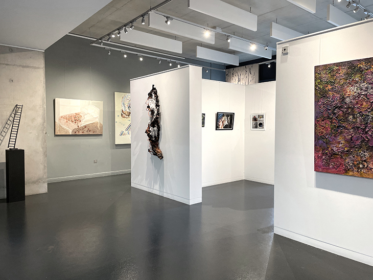 Willesden Gallery space with art work on display